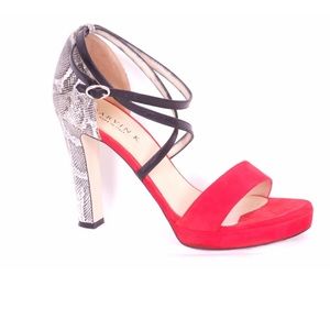 MARVIN K  Italian Ankle Strap Sexy Ladies Shoes